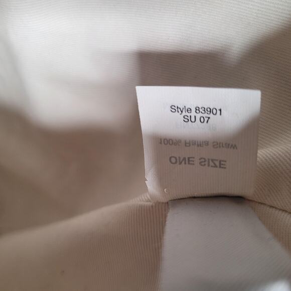 J. Crew Tote Bag Orange Natural Stripe Woven Raffia Straw Beach Market Vacation - Picture 7 of 7